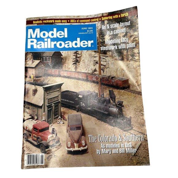 Model Railroader Magazine Back Issue u June 1993 Vol 60 No 6 The Colorado and So - Picture 1 of 12